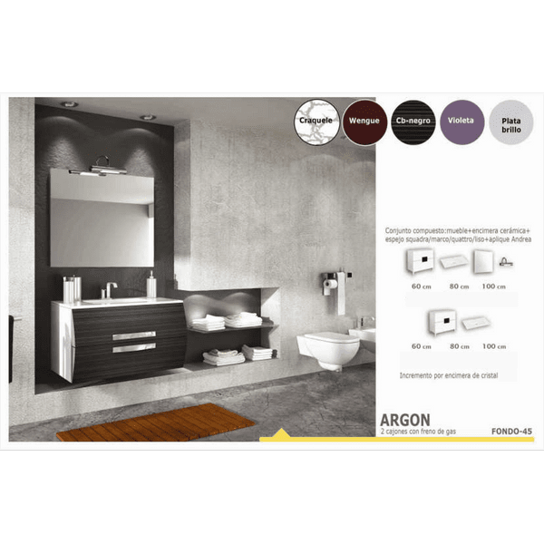 Conjunto Mueble de bao Argn