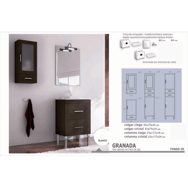 Conjunto Mueble de bao Granada