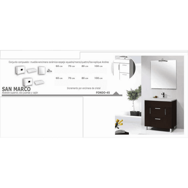 Conjunto Mueble de bao San Marco