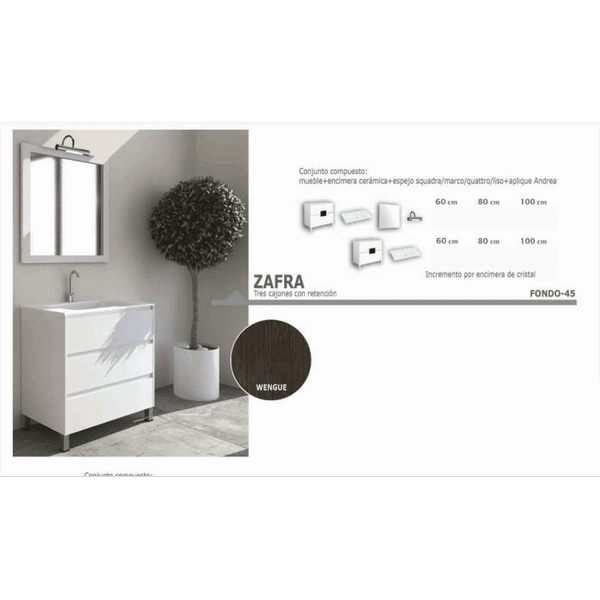 Conjunto Mueble de bao Zafra