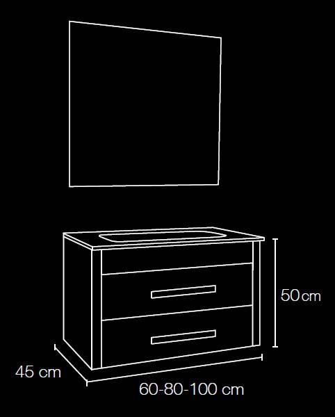 Conjunto Mueble de bao Cancer