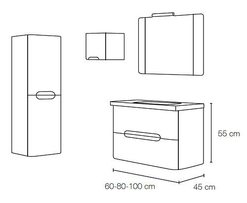 Conjunto Mueble de bao Libra