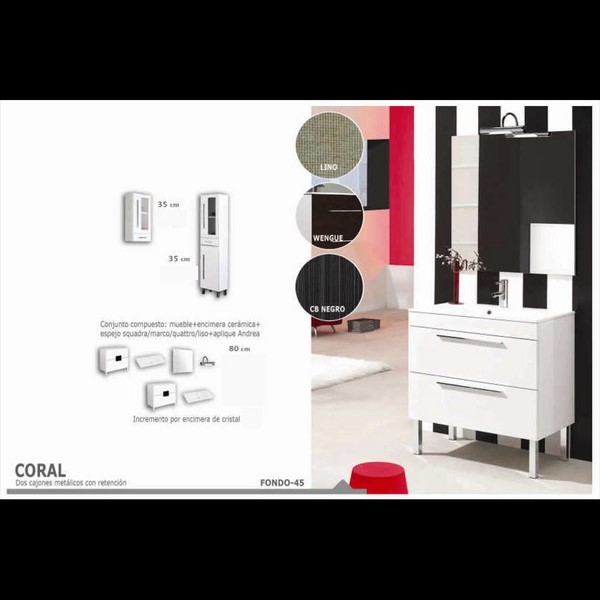 Conjunto Mueble de bao Koral - Haga click en la imagen para cerrar