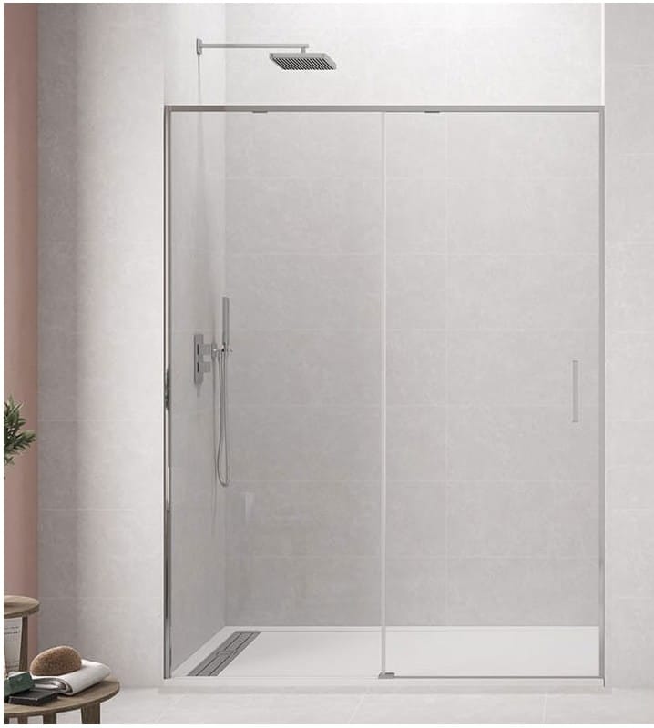 Mampara Ducha Frontal Fijo+ Corredera Rabat
