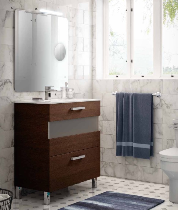 Conjunto Mueble de bao Luna
