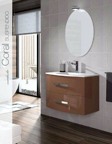 Conjunto Mueble de bao Coral Suspendido