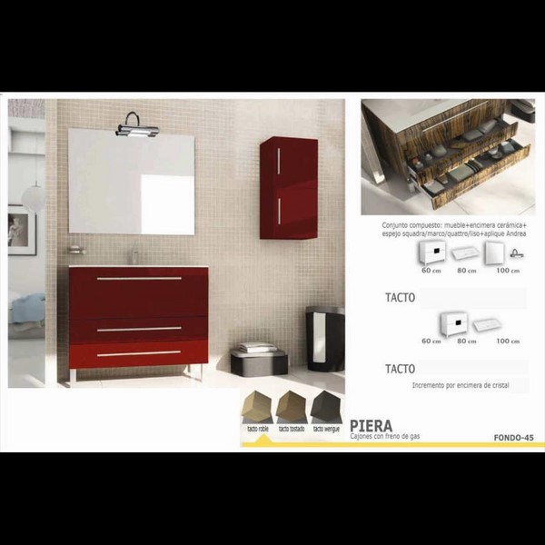 Conjunto Mueble de bao Piera Tacto