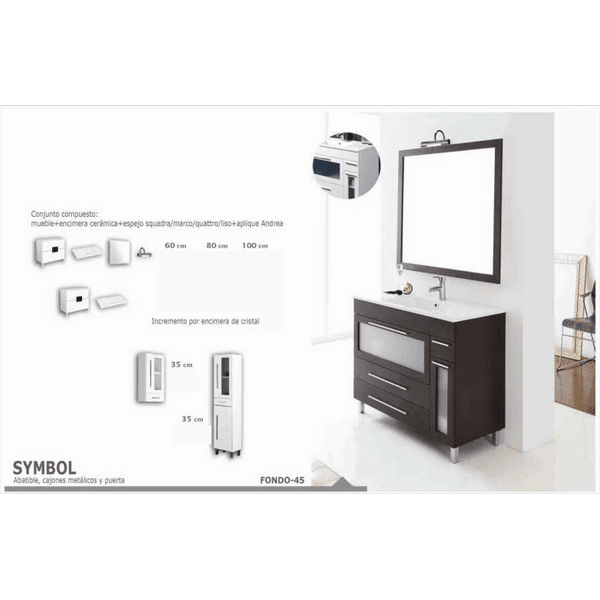 Conjunto Mueble de bao Symbol